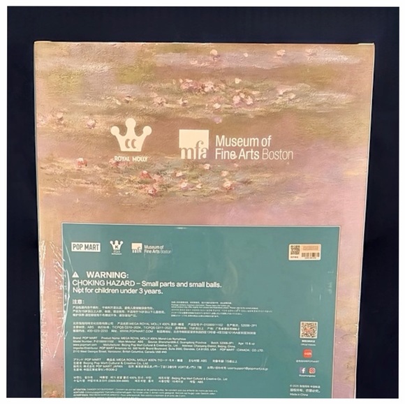 Pop Mart Mega Royal Molly Monet Les Nymphéas 400% - Picture 14 of 16